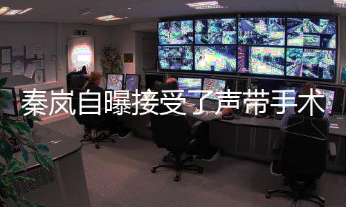 带手婆变音色秦岚自曝了声狼外接受术