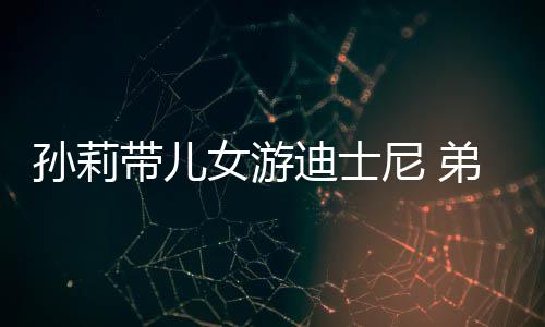带儿迪士弟弟多妹女游尼 正脸挑染头发罕露孙莉7岁